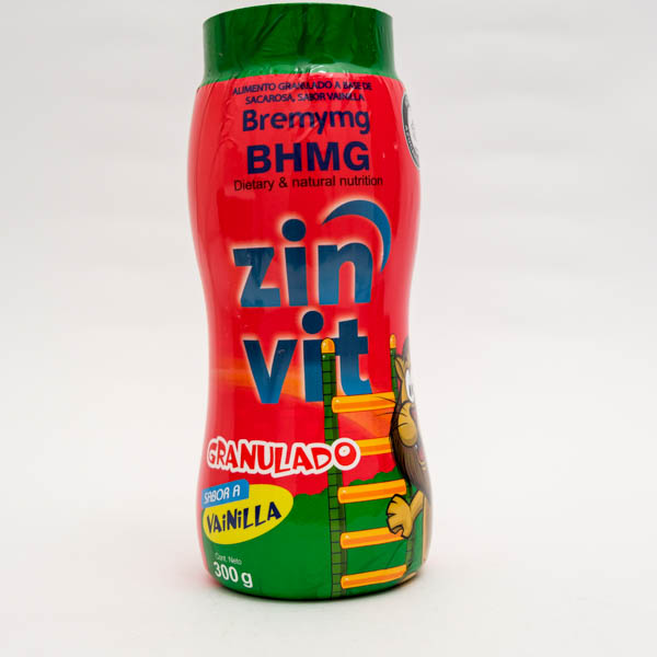 ZINVIT VAINILLA GRANULADO X 300GR BREMY