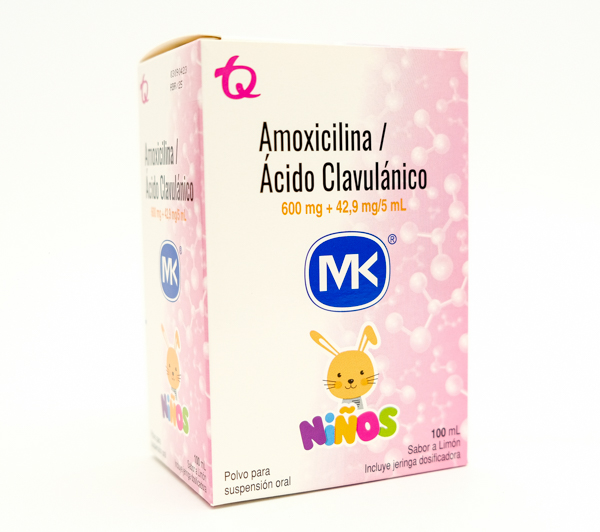 AMOXI 600MG ACID CLAVUL SUS X 100 MK