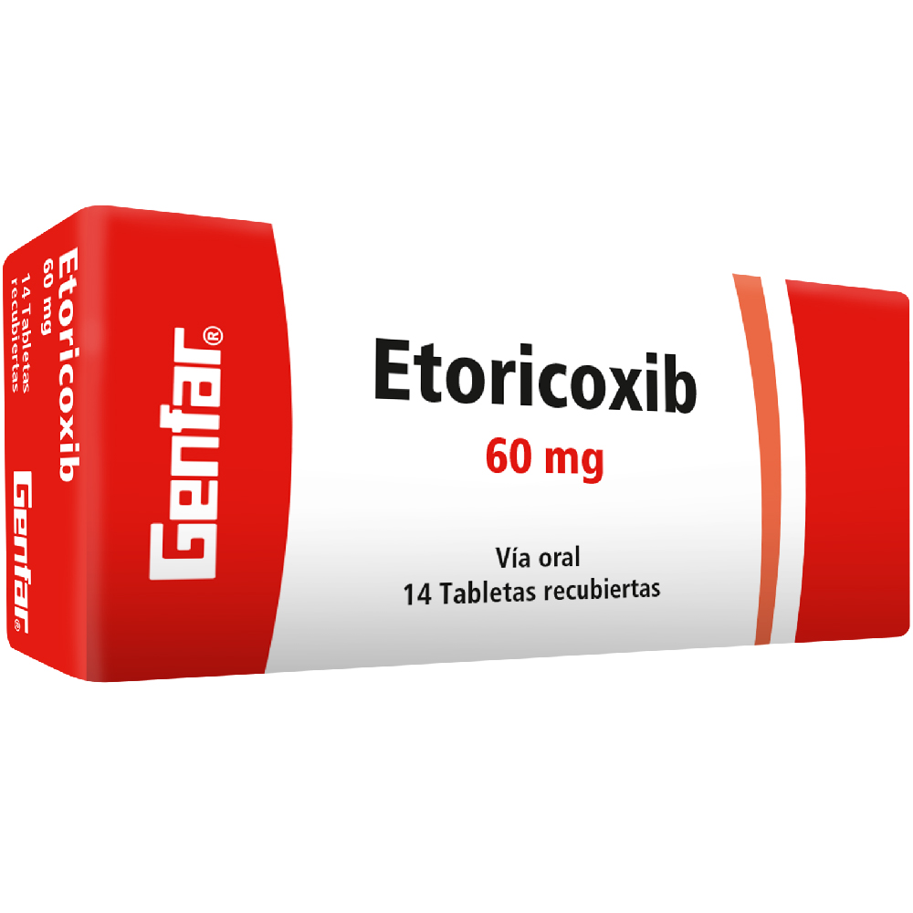 ETORICOXIB TAB 60MG X 14 GF