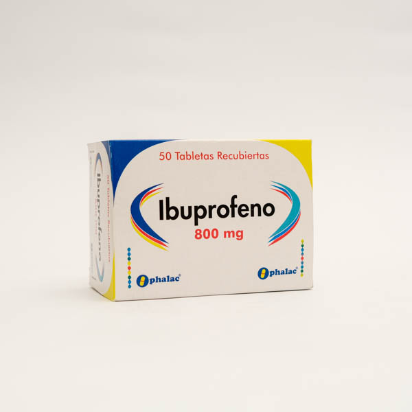 IBUPROFENO TAB 800MG X 50 ANGLOPHARMA