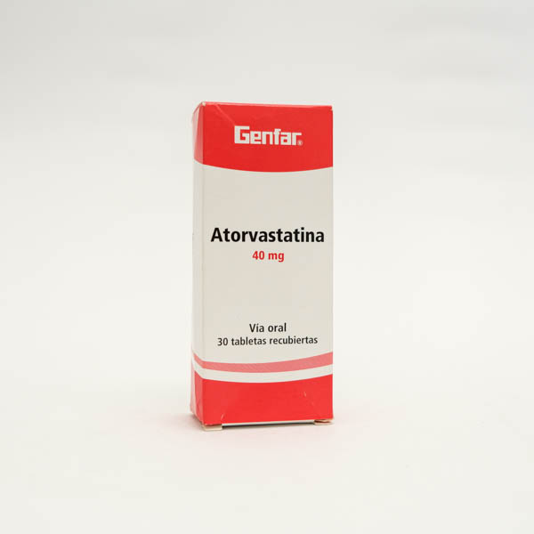 ATORVASTATINA TAB 40MG X 30 GF