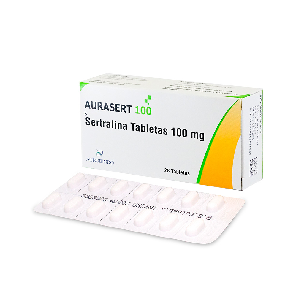 SERTRALINA TAB 100MG X 28 AURASERT NOVAMED