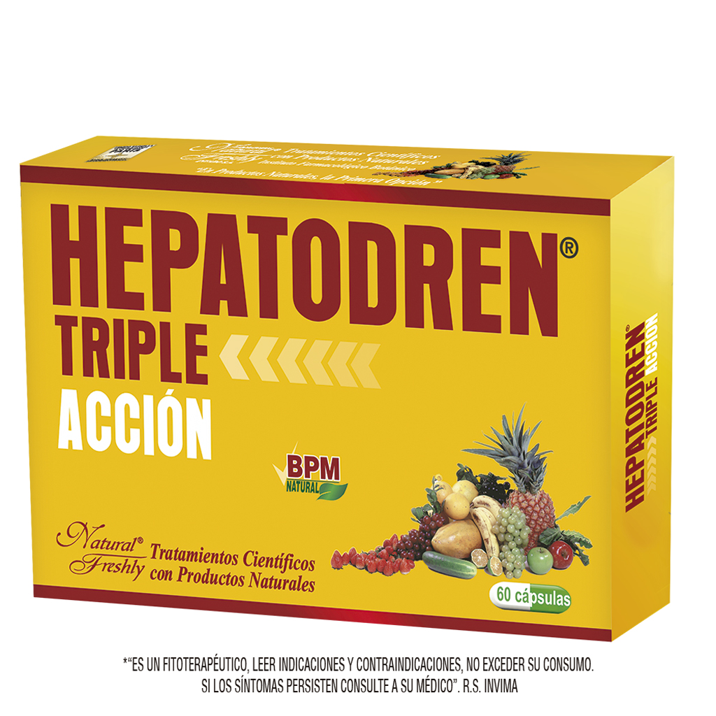 HEPATODREN DRENADOR HEPATICO CAP X 60 NF