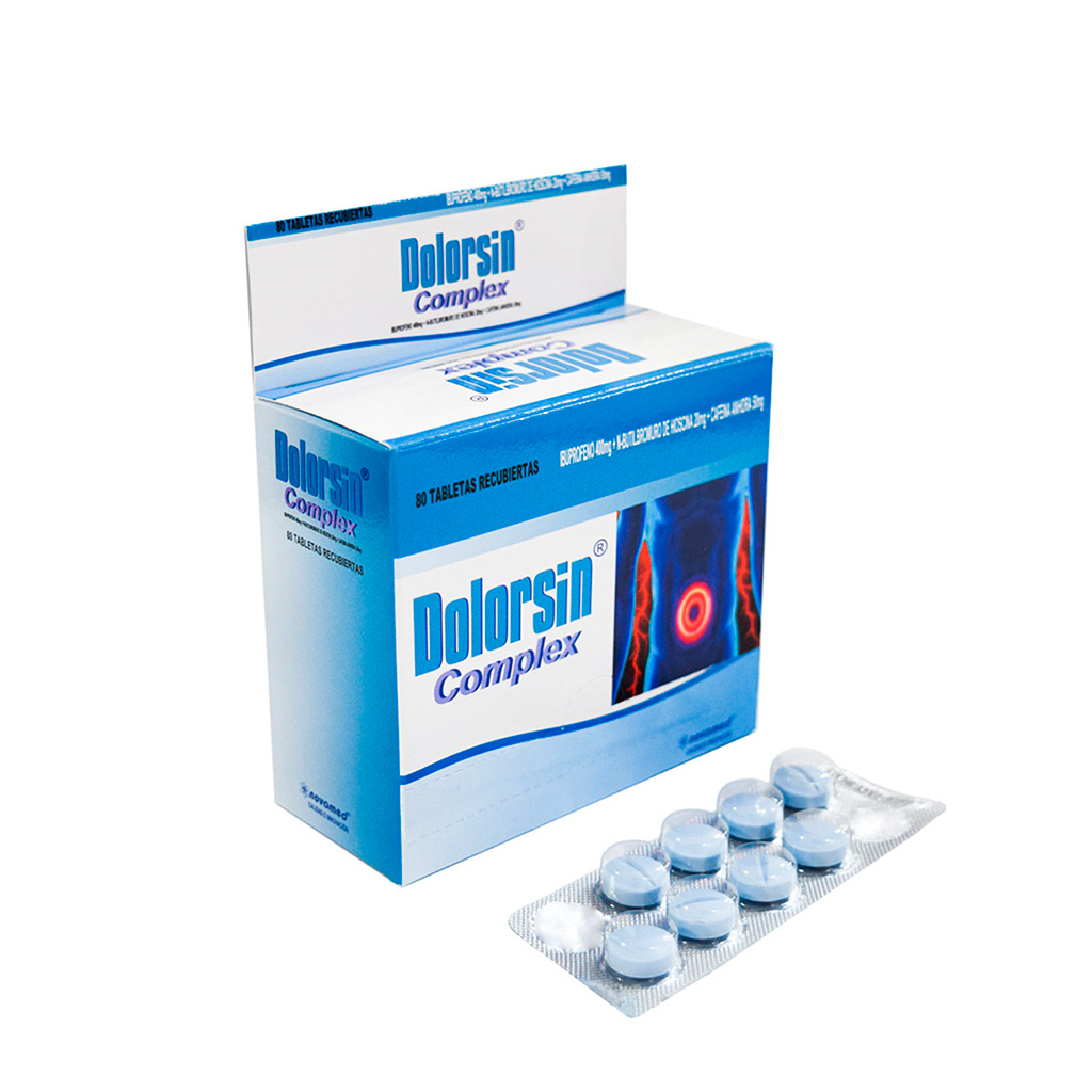 DOLORSIN COMPLEX TAB X 80 NOVAMED