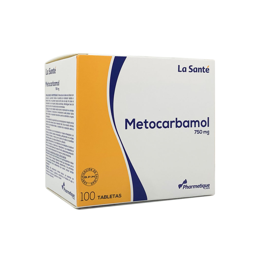 METOCARBAMOL TAB 750MG X 100 LASANTE