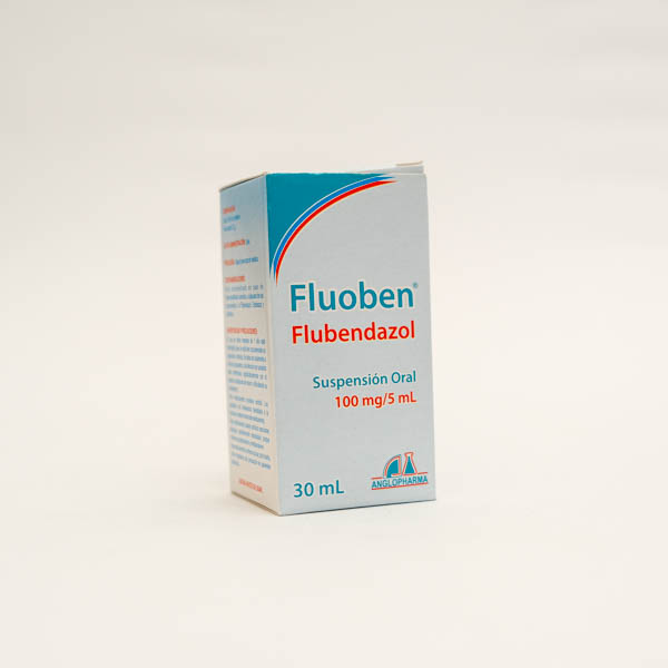 FLUOBEN SUS 100MG X 30ML FLUBENDAZOL ANGLOFARMA