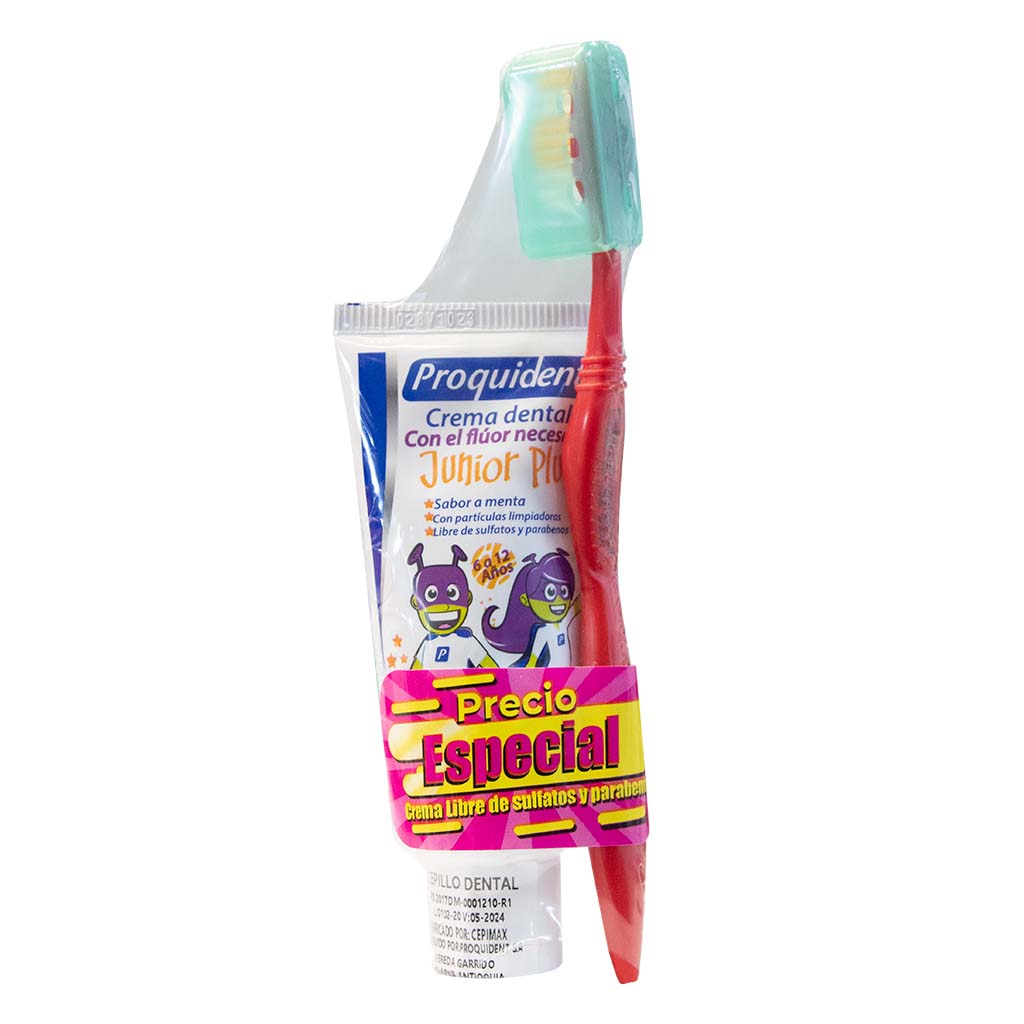 CREMA DENTAL JUNIOR PLUS GTS CEPILLO PROQUIDENT