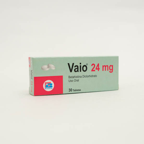 VAIO TAB 24MG X 30 BETAHISTINA BIOQUIFAR