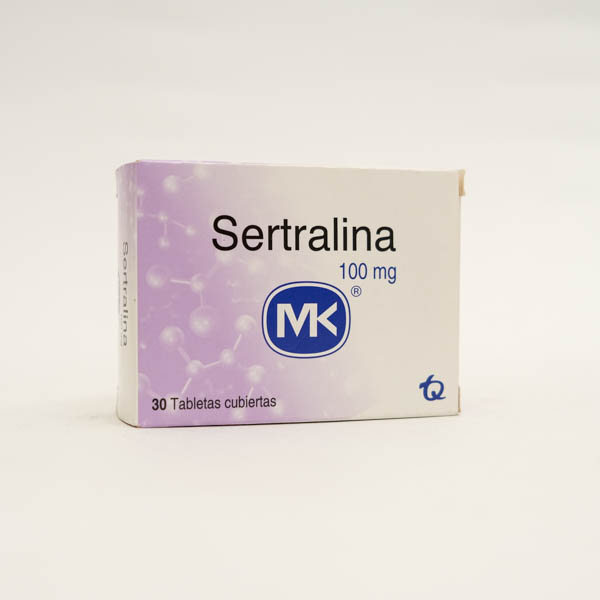 SERTRALINA TAB 100MG X 30 MK