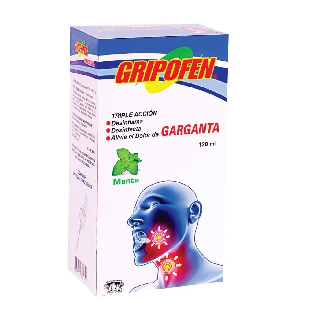 GRIPOFEN GARGANTA MENTA X 120ML SERES