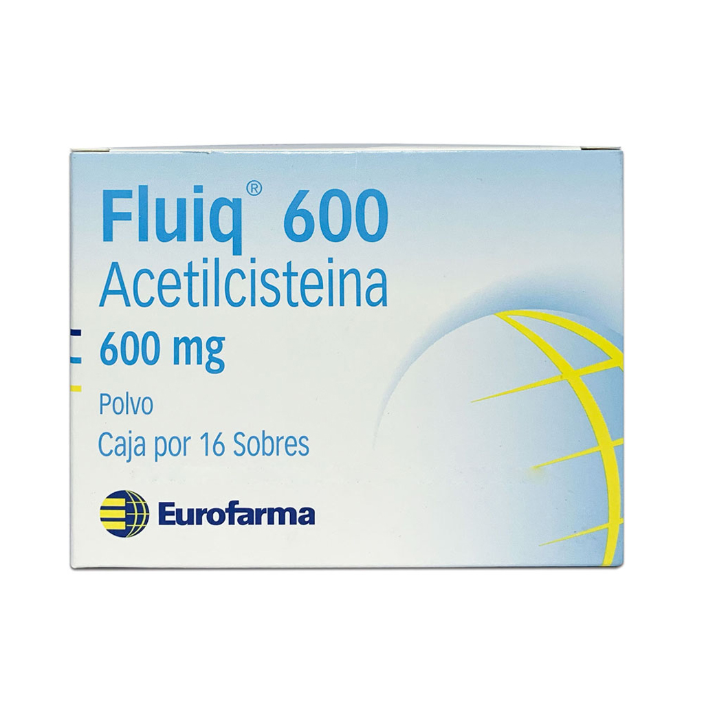 FLUIQ SOB 600MG X 16  EURO MADURO