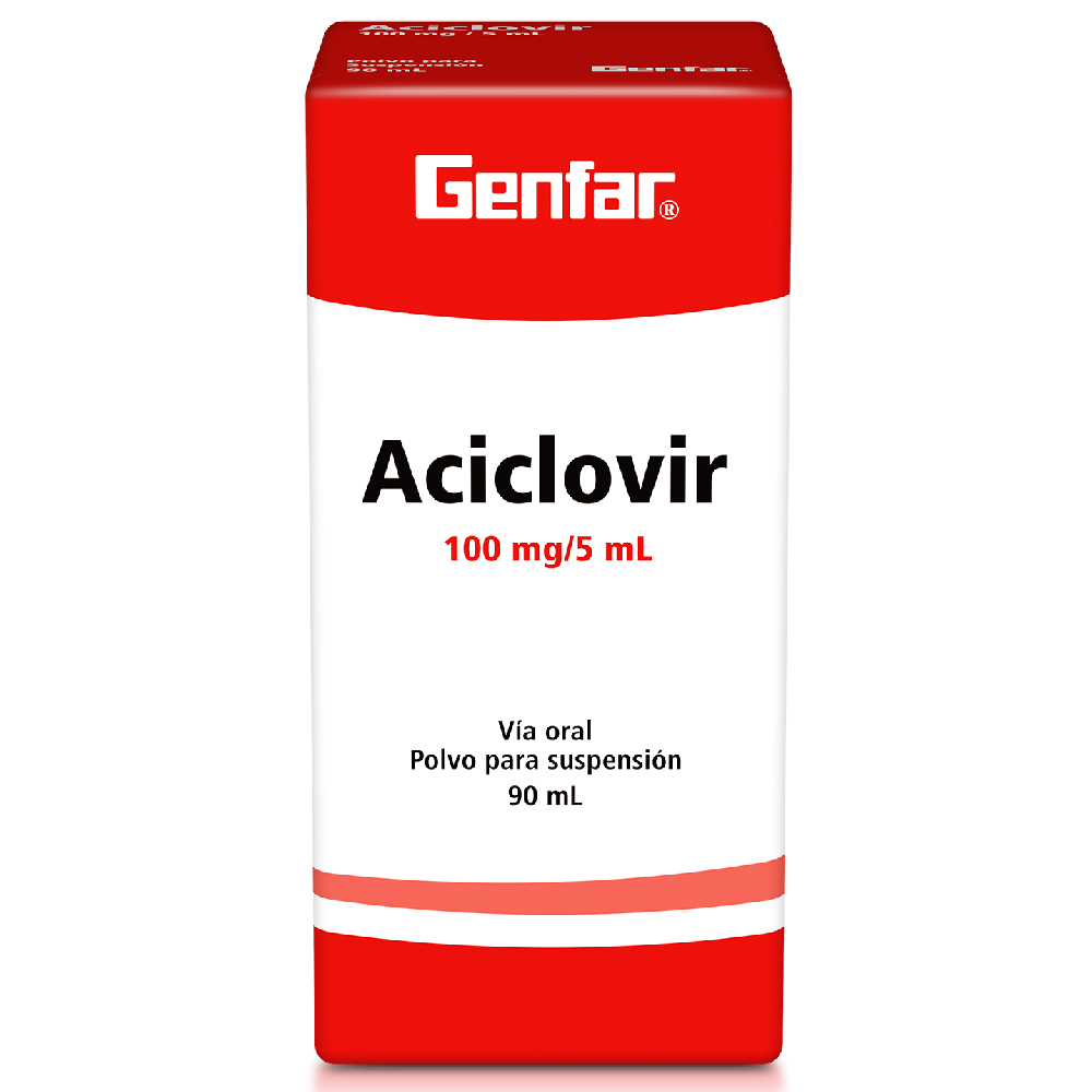 ACICLOVIR SUS 100MG X 90  GF