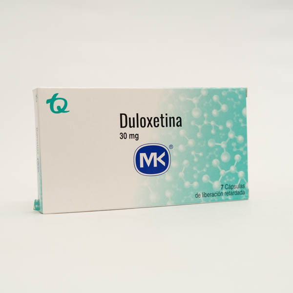 DULOXETINA CAP 30MG X 7  MK