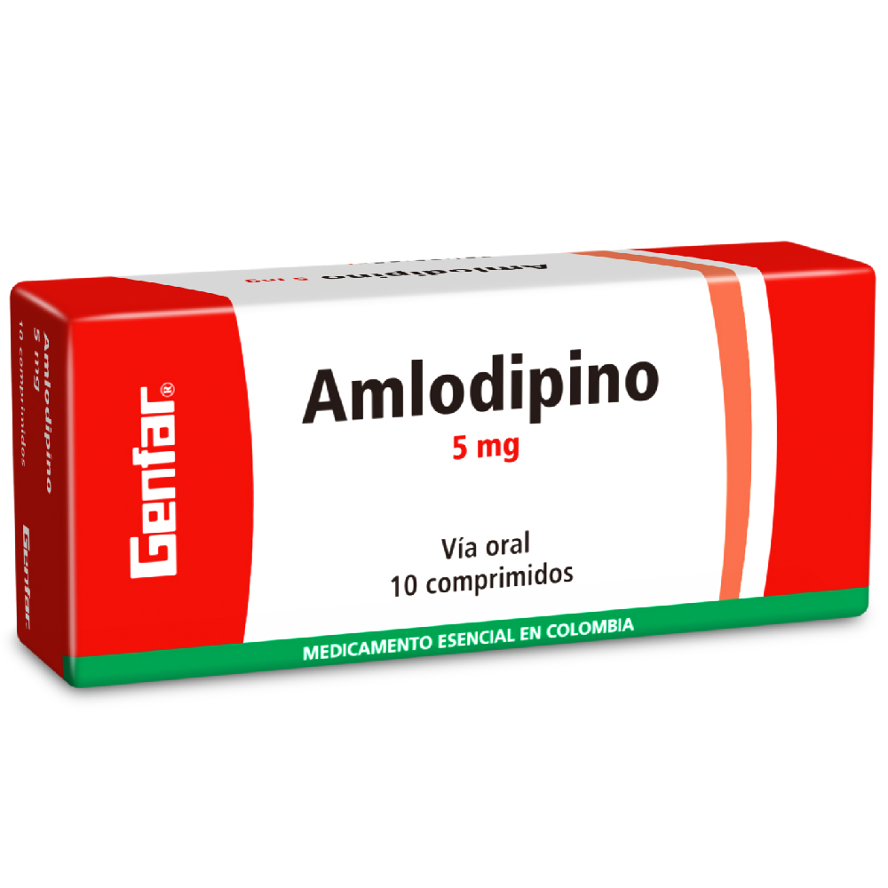 AMLODIPINO TAB 5MG X 10  GF