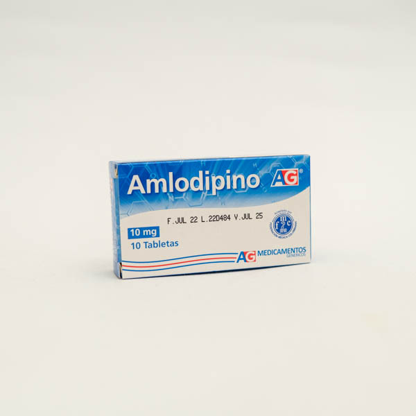 AMLODIPINO TAB 10MG X 10 AG