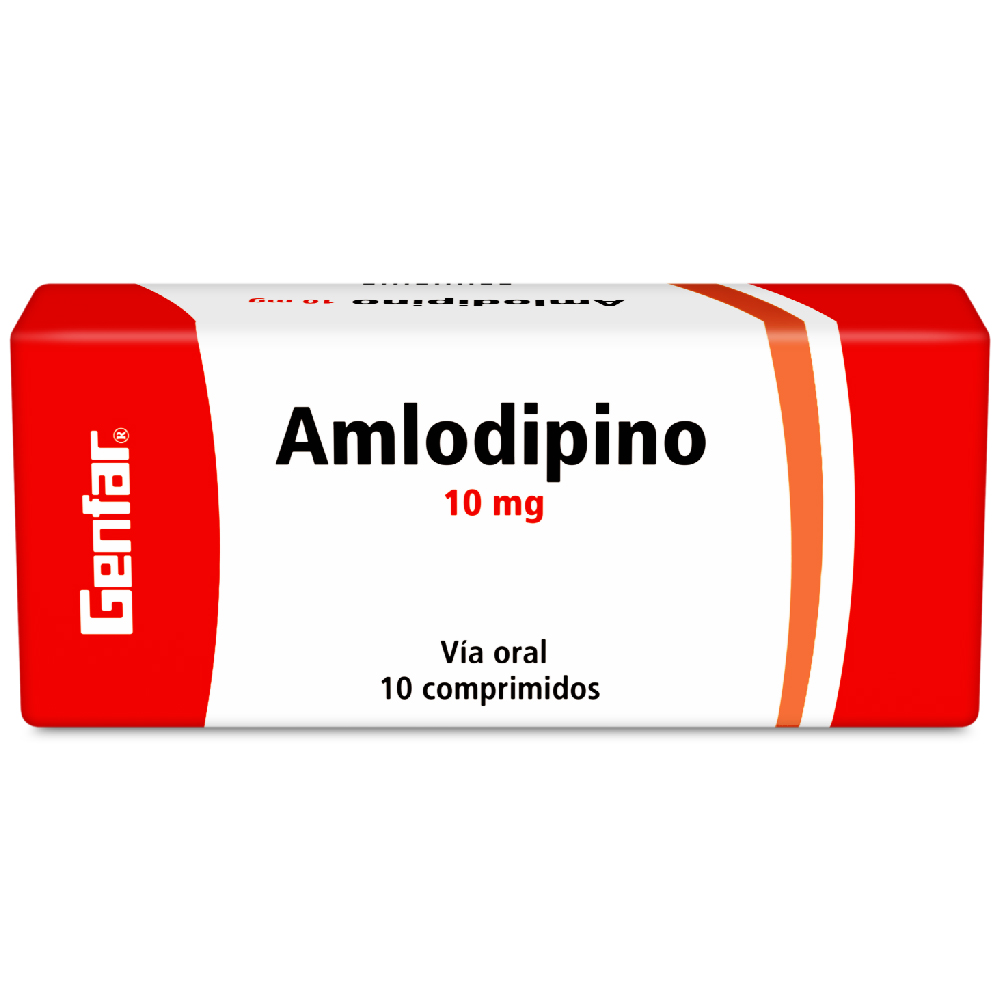 AMLODIPINO TAB 10MG X 10  GF