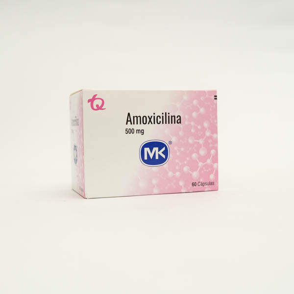 AMOXICILINA CAP 500MG X 60  MK