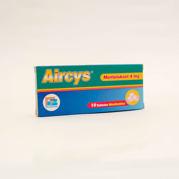 AIRCYS TAB 4MG X 10  MONTELUKAST BIOQUIFAR