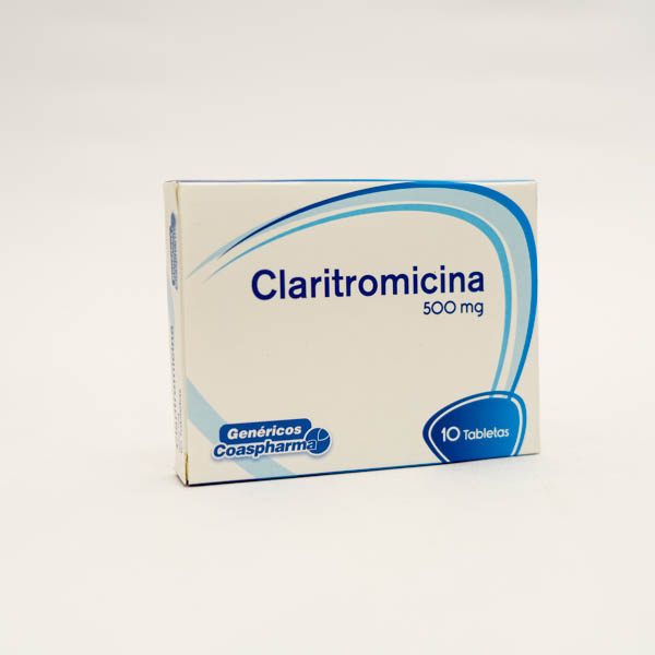 CLARITROMICINA TAB 500MG X 10  PC