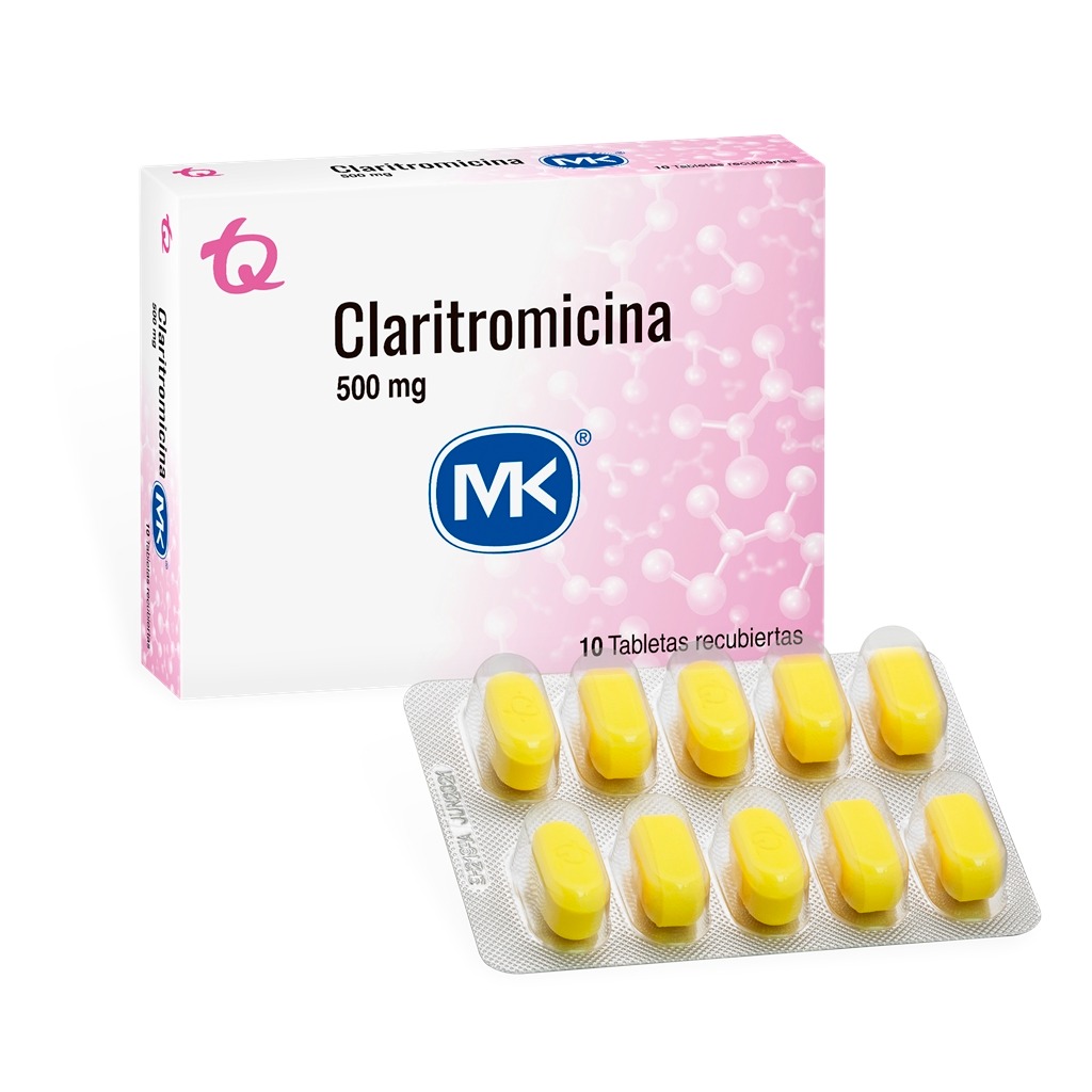 CLARITROMICINA TAB 500MG X 10  MK