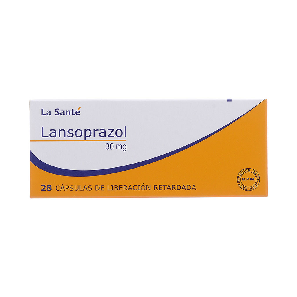 LANZOPRAZOL CAP 30MG X 28  LASANTE