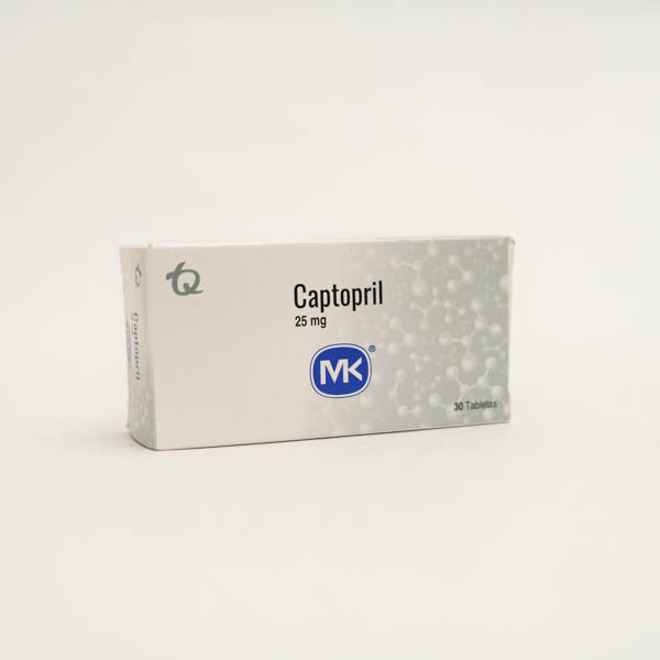 CAPTOPRIL TAB 25MG X 30 MK