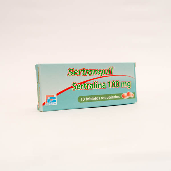 SERTRANQUIL TAB 100MG X 10 SERTRALINA BIOQUIFAR