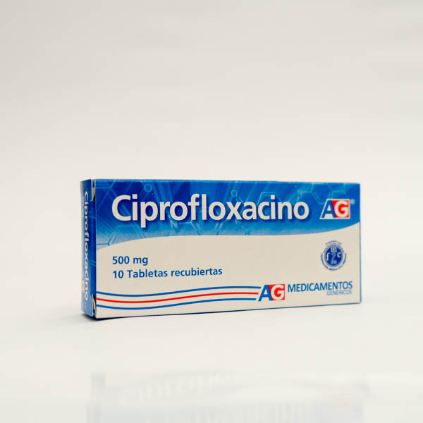 CIPROFLOXACINO TAB 500MG X 10 AG