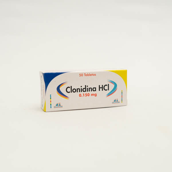 CLONIDINA TAB 150MG X 50 ANGLO