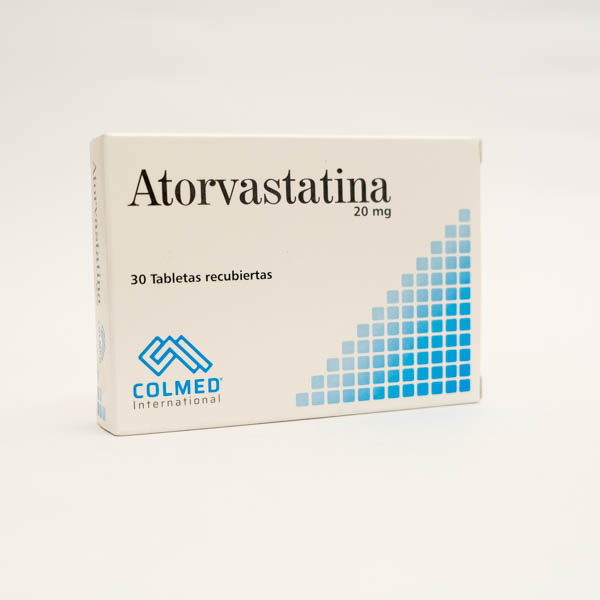 ATORVASTATINA TAB 20MG X 30 COLMED