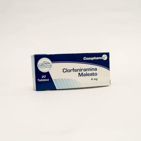 CLORFENIRAMINA TAB 4MG X 20  PC