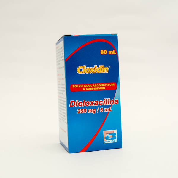 CLOXIDIN SUS 250MG X 80  BIOQUIFAR