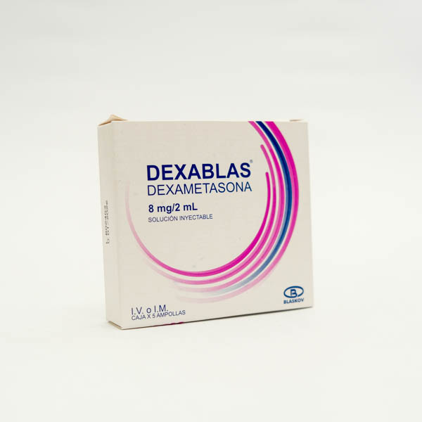 DEXAMETASONA AMP 8MG X 5 DEXABLAS BLASKOV