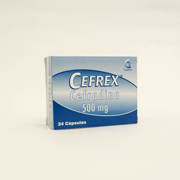 CEFRADINA CAP 500MG X 24 CEFREX  LABINCO