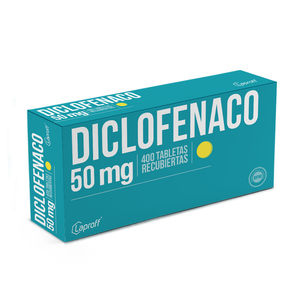 DICLOFENACO TAB 50MG X 400  LAPROFF