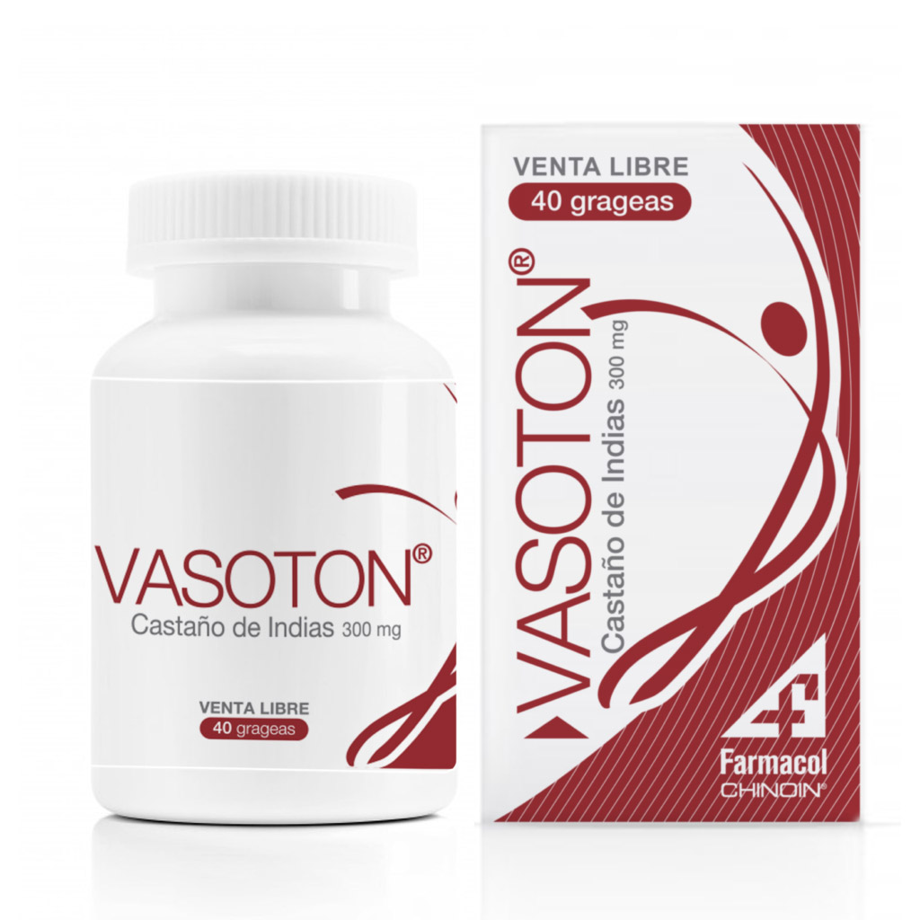 VASOTON FRASCO X 40 GRAGEAS FARMACOL