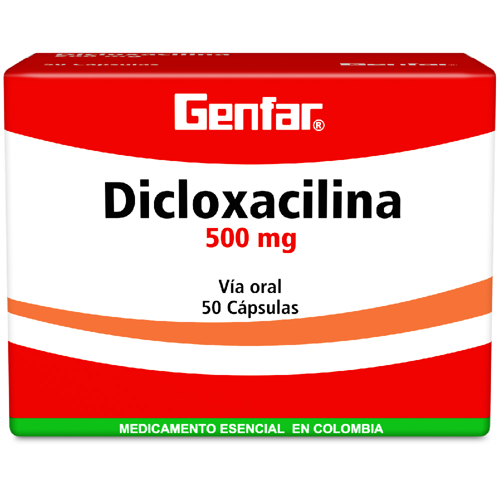 DICLOXACILINA CAP 500MG X 50  GF