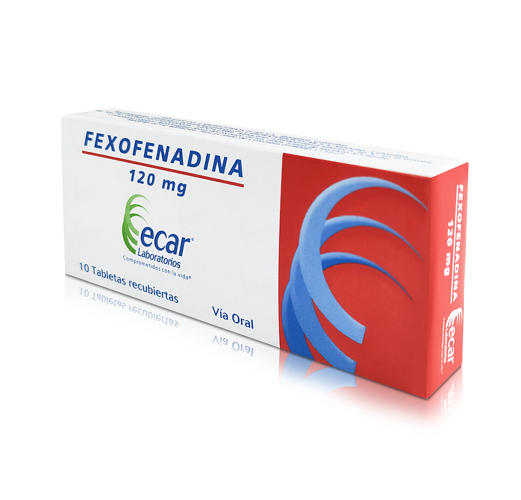 FEXOFENADINA TAB 120MG X 10 ECAR