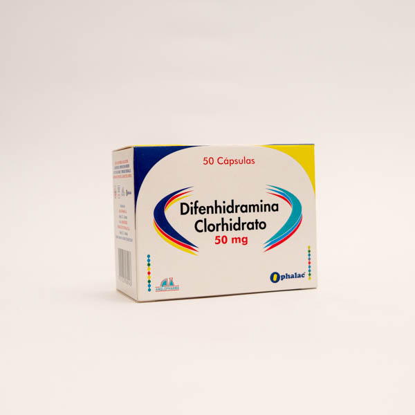 DIFENHIDRAMINA CAP 50MGX50  OPHALAC