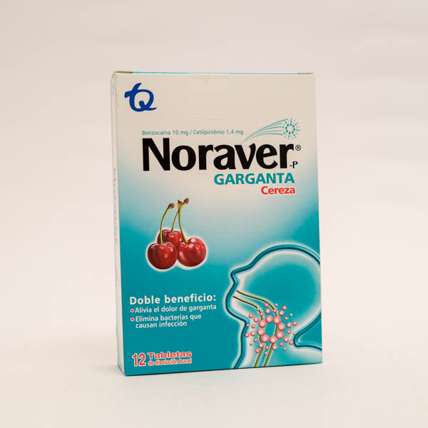 NORAVER P PASTILLA CEREZA X 12  MK