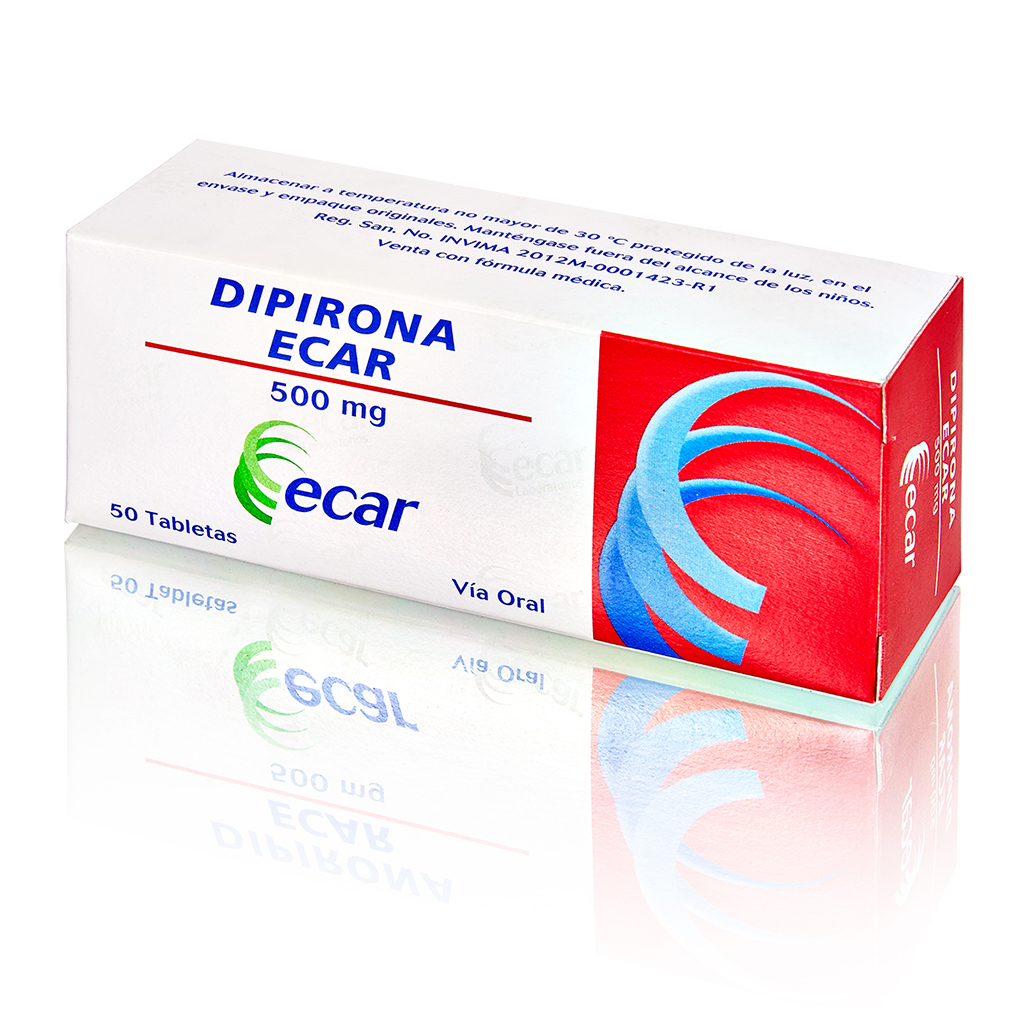 DIPIRONA TAB 500MG X 50  ECAR