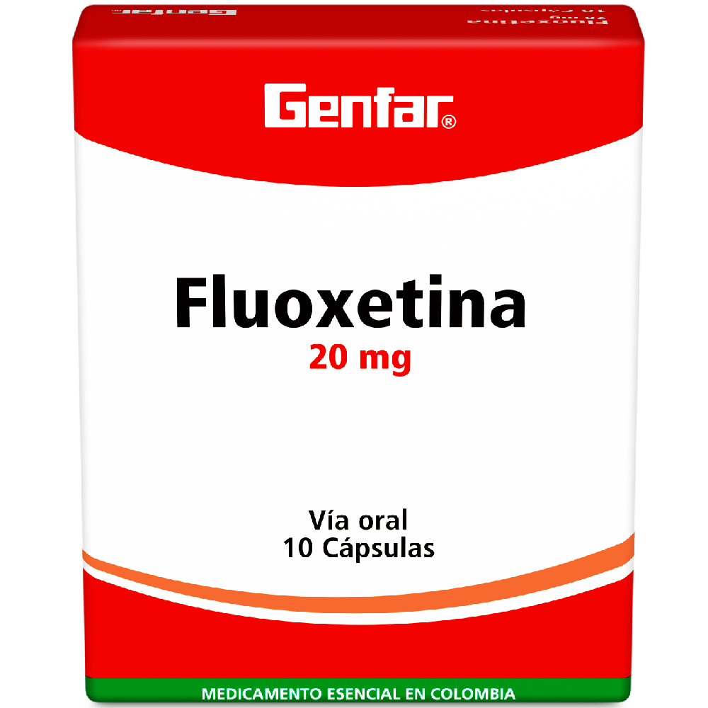 FLUOXETINA CAP 20MG X 10  GF