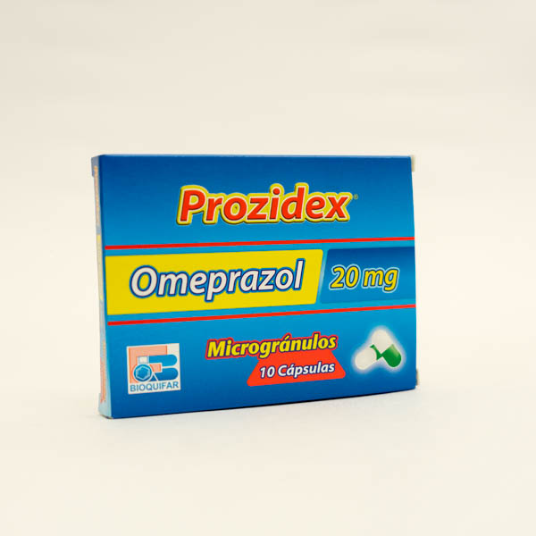 PROZIDEX TAB 20MG X 10 OMEPRAZOL BIOQUIFAR