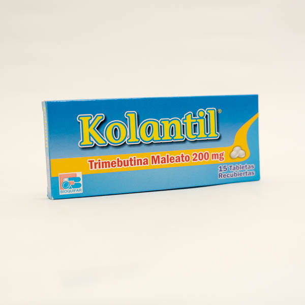 KOLANTIL TAB 200MG X 15 TRIMEBUTINA BIOQUIFAR