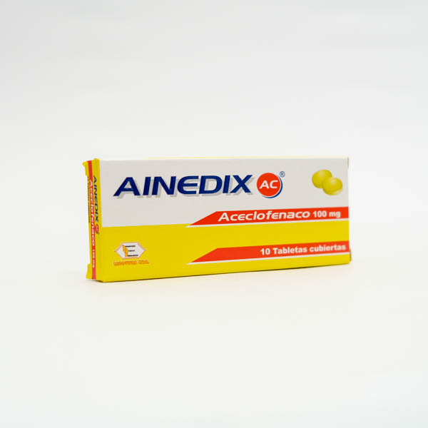 AINEDIX TAB 100MG X 10  ACECLOFENACO LABQUIFAR