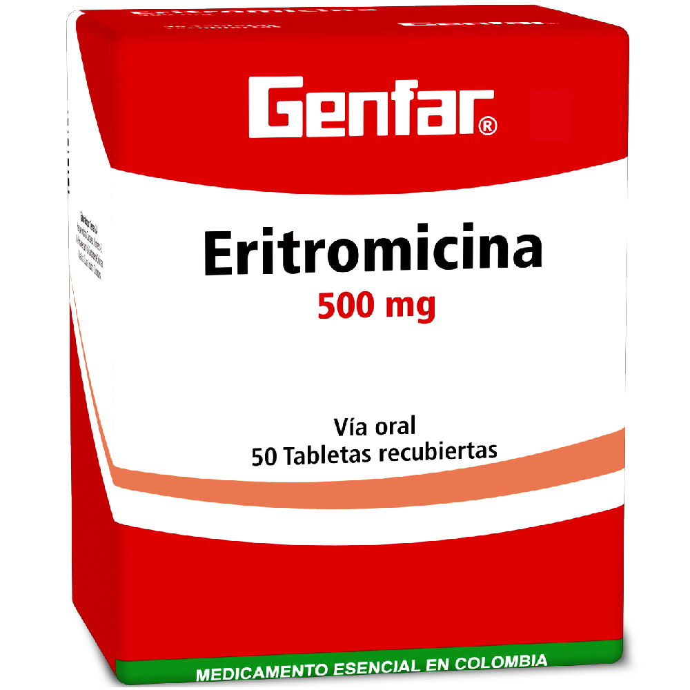 ERITROMICINA TAB 500MG X 50  GF