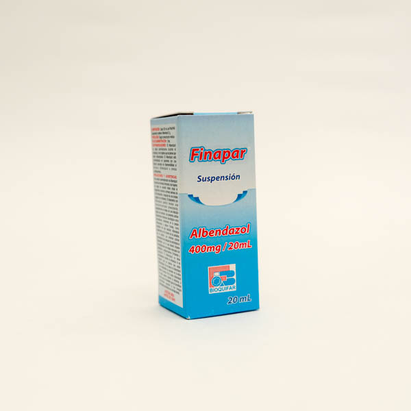 FINAPAR SUS 400MG X 20  ALBEN BIOQUIFAR