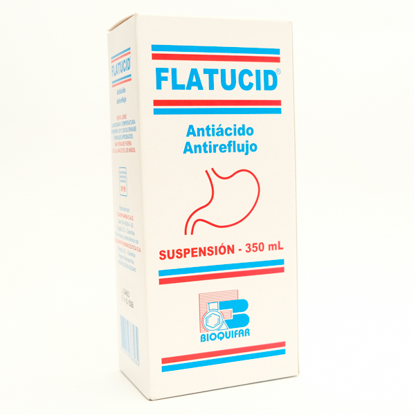 FLATUCID SUS X 350ML  hidro alum BIOQUIFAR