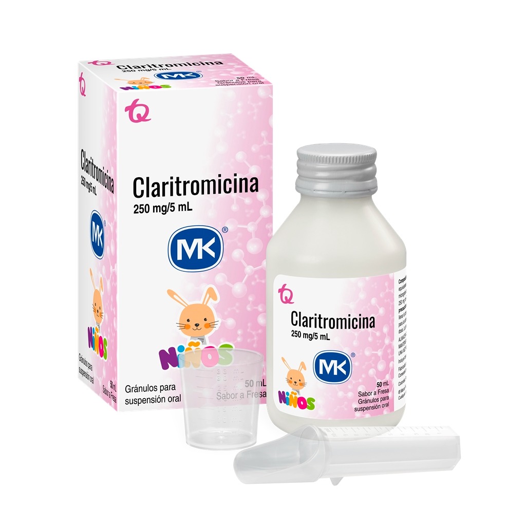 CLARITROMICINA SUS 250MG X 50   MK