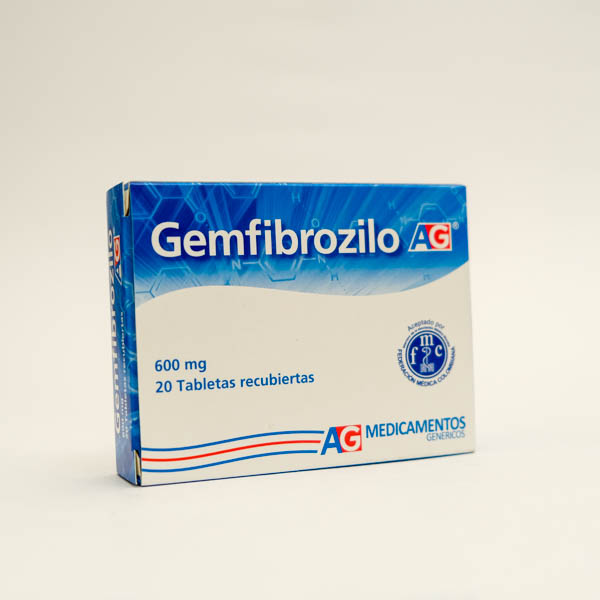 GEMFIBROZILO TAB 600MG X 20 AG